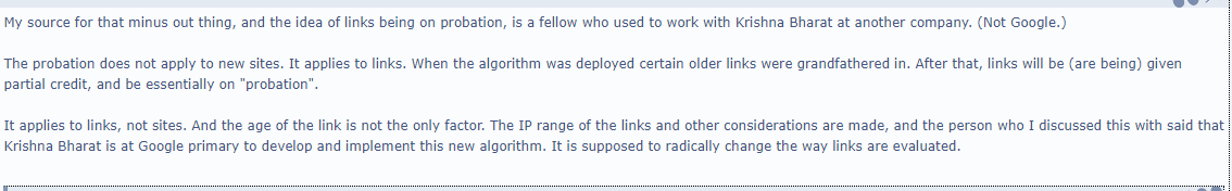 Was John Scott right about Google Sandbox and Link Aging? Google Sandbox